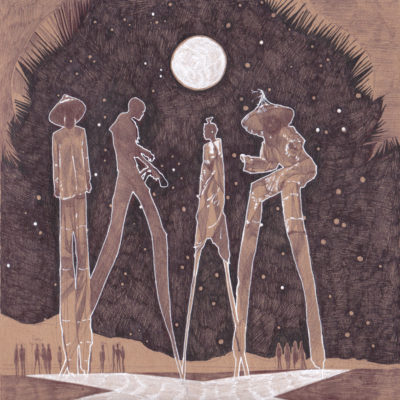Moko Jumbies (Giclée Print)